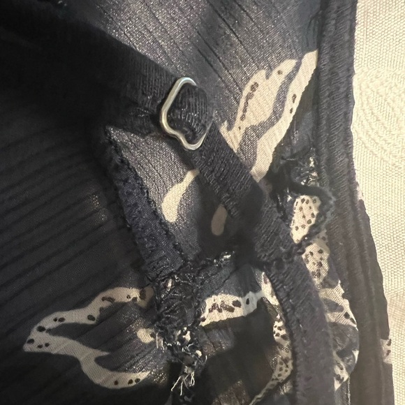 Abercrombie & Fitch Blue Boho Floral Dress - Picture 7 of 8